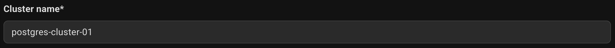 cluster-name