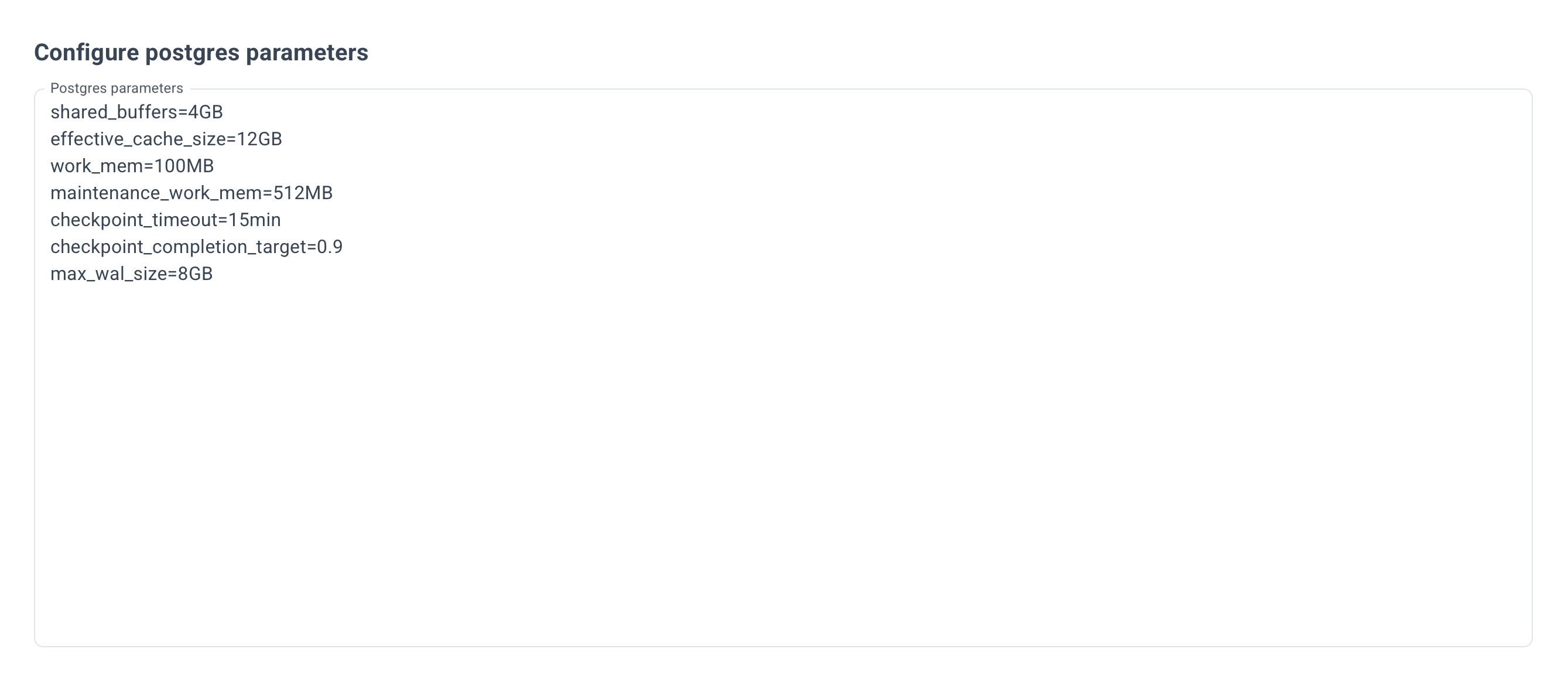 postgres-parameters-example