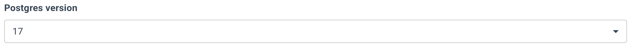 postgres-version